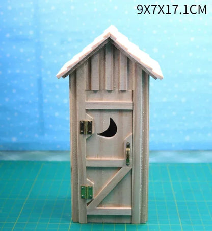 1:12  Miniature Dollhouse Furniture Model Play House Toy Cabinet Wooden Clamshell Desk New Diy Miniature Dollhouse Accessories Good Vibrations