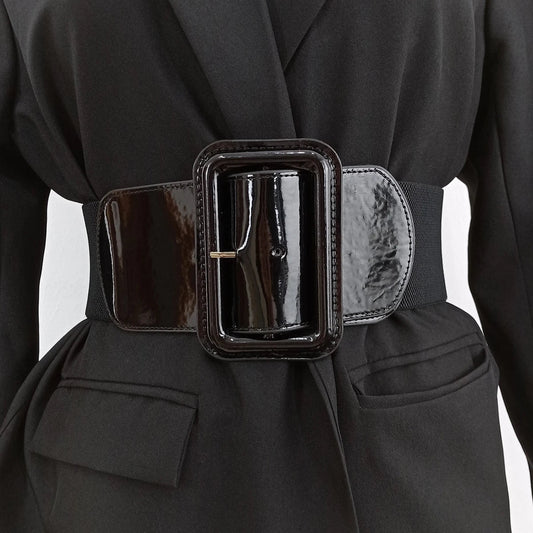 Plus Size Black Stretch Cummerbunds Female Wide Black Corset Belt Big Dress Red Waistband Designer Belts For Women White Good Vibrations