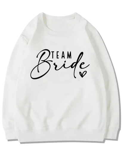 Bride & Team Bride Bridesmaid Sweatshirt Bridesmaid Proposal Maid of Honor Engagement Pullover Bride Sweater Bridesmaid Gifts Good Vibrations