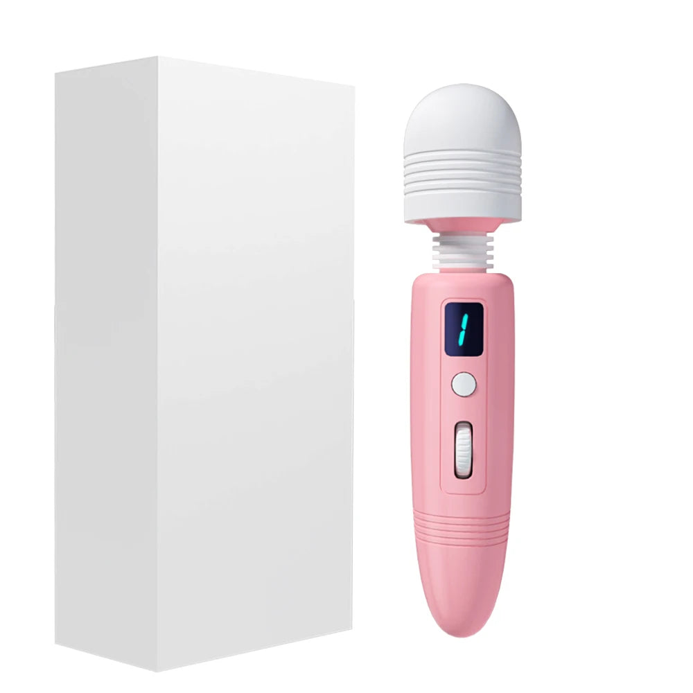 AV Vibrator for Women Clitoris Stimulator Heating Powerful Female G spot Massager Digital Display USB Rechargeable Sex Toy Adult Good Vibrations Adult Super Store