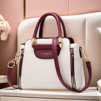 Women's bag 2025 new fashion women's bags hit color hand-held  bag Europeand the United States all-match shoulder messenger bag Good Vibrations