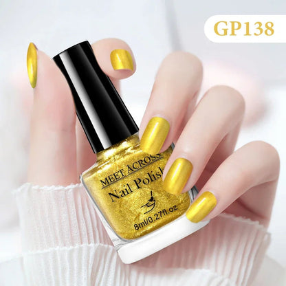 8ml Water-Based Nail Polish 48 Colors Long Lasting Quick Drying No Need of Lamp to Cure Nail Supplies Vernis for Nails Manicure Good Vibrations