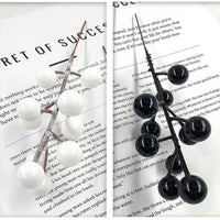Christmas Decoration Red Berries Artificial Foam Black White Berry Flower Branches DIY Wreath Xmas Tree Wedding Party Home Decor Good Vibrations