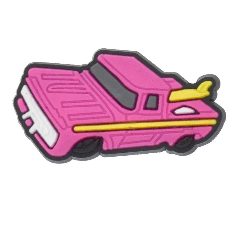 Shoe Charms for Crocs Accessories
 Sports Car Shoes Charm for Croc Decorations Pins Men Accessory Jeans Woman Clogs Clips Badges Good Vibrations