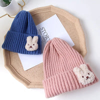 Autumn Winter Baby Hat Soft Warm Knitted Boy Girl Children Beanies Caps Solid Color Crocheted Infant Kids Bonnet Hats 0-3Y Good Vibrations