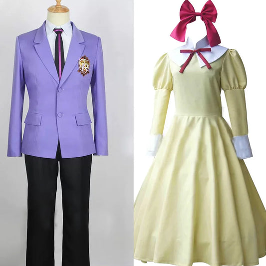 High School Houshakuji Renge Dress Fujioka Haruhi suit Cosplay  King Costume Clothing Good Vibrations