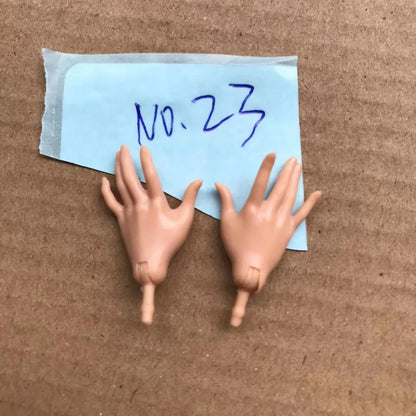New Original Replacement Doll Hands Monstering High Doll Toy Parts Black Gray Yellow Blue Fishman Doll Hands DIY Toy Accessories Good Vibrations