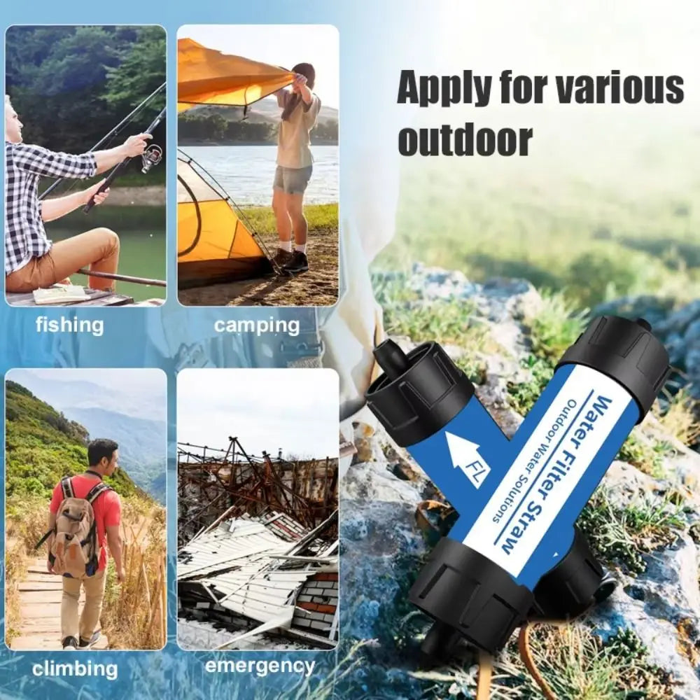 Mini Mini Water Filter Straw Purifier Straw Purification Water Filter TUP Direct Drinking Drinking Water Filtering Straw Hiking Good Vibrations