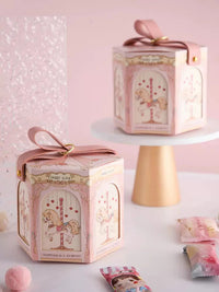 Gift Distribution Box,Carousel Horses,Candy Box Packaging for Baby Shower,Wedding, Birthday,Happy Circus Theme Party Decoration Good Vibrations