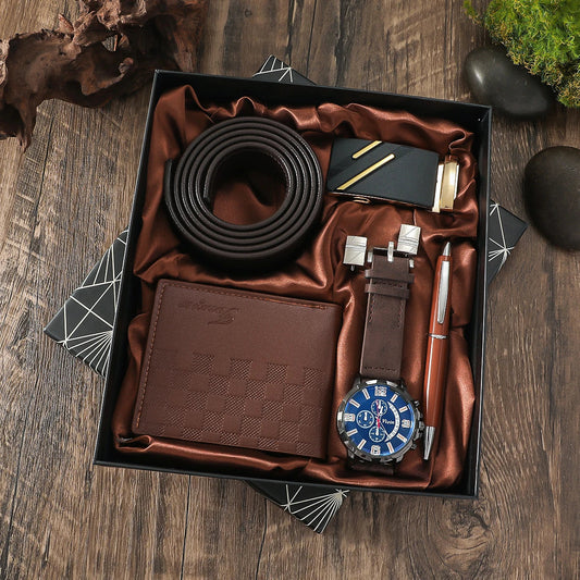 Father's Day gift for men, new business fashion gift box set for boyfriend, memorial day summer new 5 pieces set. Good Vibrations