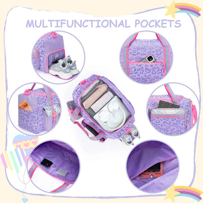 1 Pc Duffle Bag Girls Women Travel Bag Gifts Overnight Bag For Girls Women Tote Bag Sleepover Bag For Girls Gym Dance Bag Good Vibrations