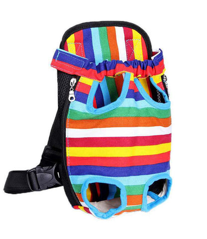 Adjustable Cat Carrier Bag Pet Double Shoulder Backpack Portable Bag Outdoor Travel Camping Hiking Cat Bag Dog Bag Good Vibrations