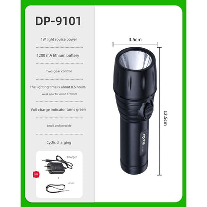 Duration Power Power Torch For Home Rechargeable Super Bright Outdoor Small Portable Long Shot Mini Kids for the Elderly and Children Good Vibrations