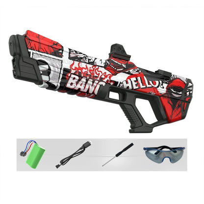 Automatic Electric Water Gun Auto Suction Water Guns for Adult Kids Battery Powered Squirt Blaster Summer Pool Beach Outdoor Toy Good Vibrations
