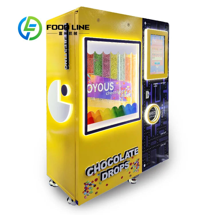 Self Service Popular Multi Flavoured Delicious Chocolate Sugar Beans Candy Vending Machine Fully Automatic Candy Dispenser Good Vibrations