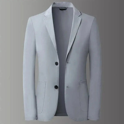 Men Lightweight Suit Sun Protection Clothing Spring Summer Thin Mens Blazer Ice Silk Jacket Smart New Casual Male Suit Coat Good Vibrations