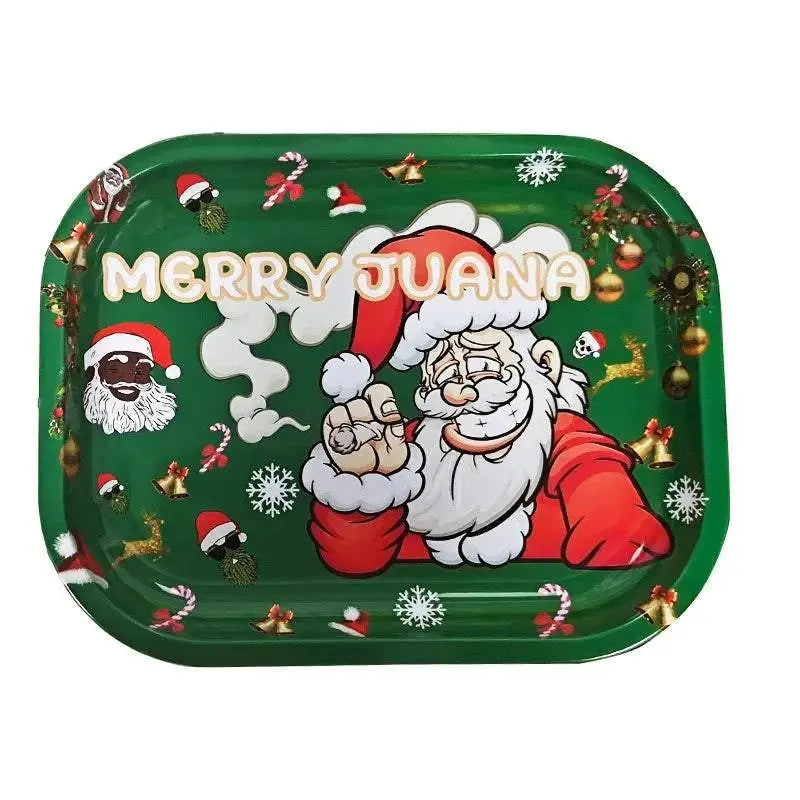 Various Pattern Designs Rolling Tray Herb Tinplate Plate Grinder Tools Rolling Tray 180 x 140 MM Herb Tobacco Smoke Accessories Good Vibrations Adult Super Store