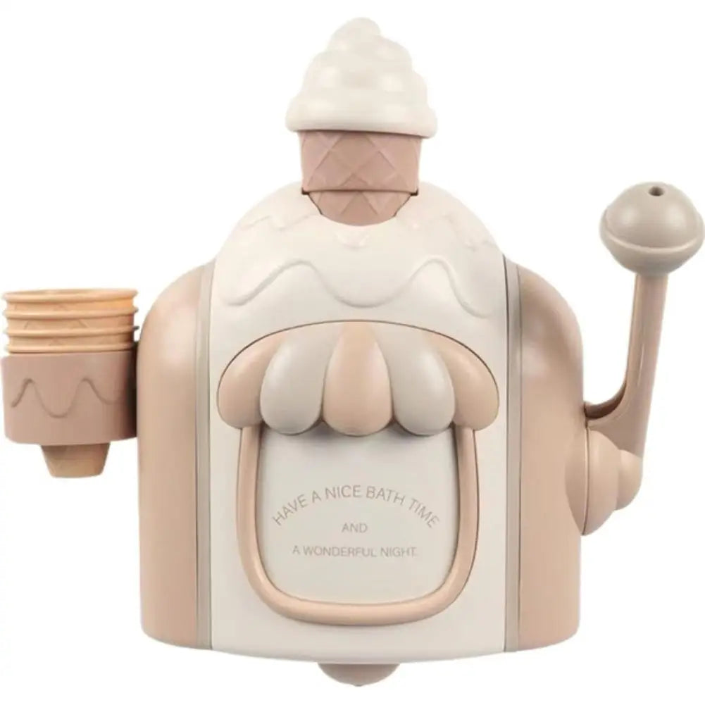 Bath Bubble Toy Funny DlY Ice Cream With Foam Good Vibrations