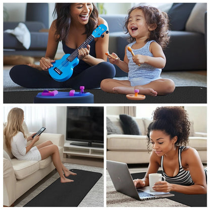 Grounding Mat for Feet Earth Connected Wellness for Pain Relief Muscle Tension Relaxation Travel 25-120CM Grounding Pad Good Vibrations
