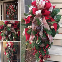 Artificial Christmas American Style Inverted Tree Home Arch Scene Decoration Simulation Christmases Trees Green Plants Good Vibrations