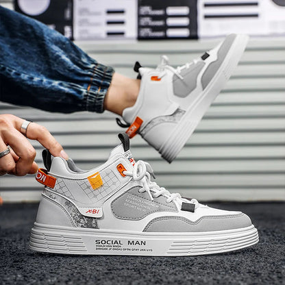 Fashion Trend Running Sneakers for Men Comfort Hard-wearing Athletic Shoes Outdoor Lace-up Tenis Masculino Summer Breathable Good Vibrations
