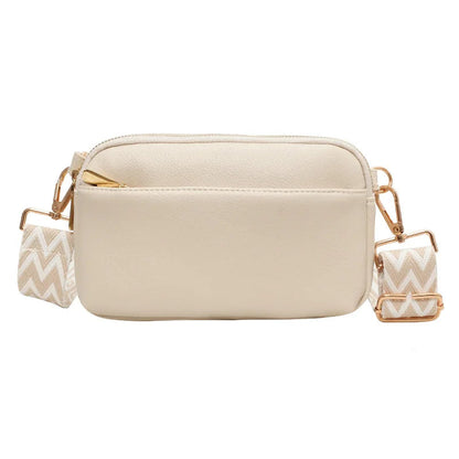 Motorcycle Simple Solid Color Crossbody Bag Shoulder Bag, Women Casual Handbag,Fashionable PU with Phon E Wallet Good Vibrations