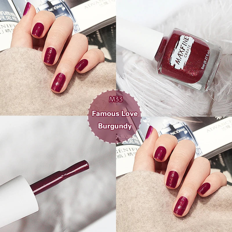 New Nail Polish Quick Dry No-bake Lasting Water-based Tearable Manicure Not Easy To Fade Semi-permanent Varnish Nail Art Good Vibrations