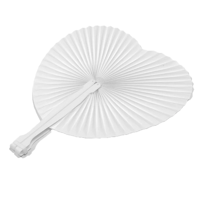 1pcNew folding fan Heart center wall decoration Wedding party gift anniversary birthday wedding fan Good Vibrations