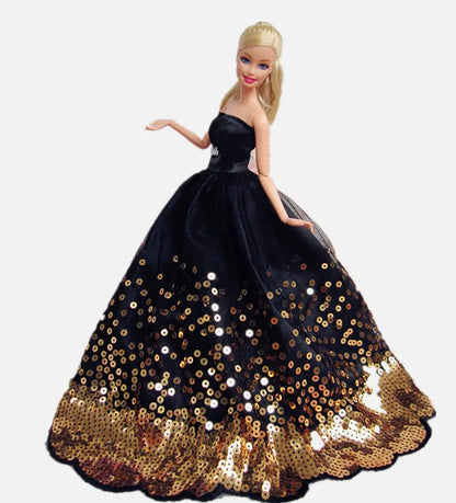 fashion for barbie elegant lady wedding dress for 30cm doll clothes princesa for bjd 1/6 dress long dress accessories Good Vibrations