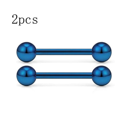 14G Tongue Rings Nipple Rings Surgical Steel Barbell Nipplering Body Piercing Jewelry for Women Men 12MM 14MM 16MM 18MM Bar Leng Good Vibrations