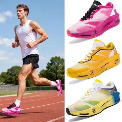 Running Shoes Original Men Carbon Board Marathon Speciality Sports Breathable Lightweight Comfortable Women's Sneakers Outdoors Good Vibrations