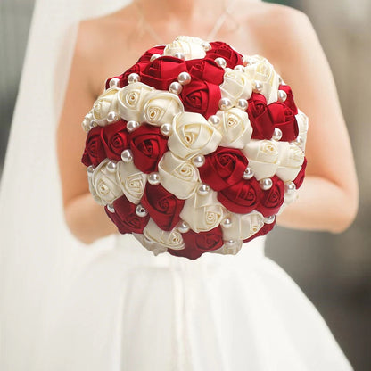 Green Crystal Wedding Bouquet Red Brooch bouquet wedding Wedding flowers Bridal Bouquets Good Vibrations