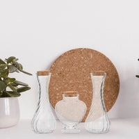3 Pcs Wedding Sand Ceremony Bottle Set Glass Jars Storage Containers Transparent Landscape Bottles Wishing Jars Mini Bottles Good Vibrations