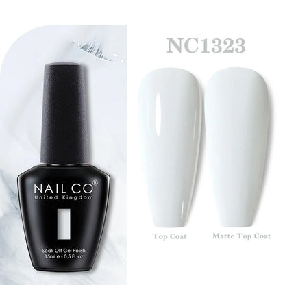 NAILCO Blooming Gel Polish 10ml UV LED Soak Off Nail Art Polish Spreading Effect Marble Gel Paint Varnish Matte Top Base Coat Good Vibrations