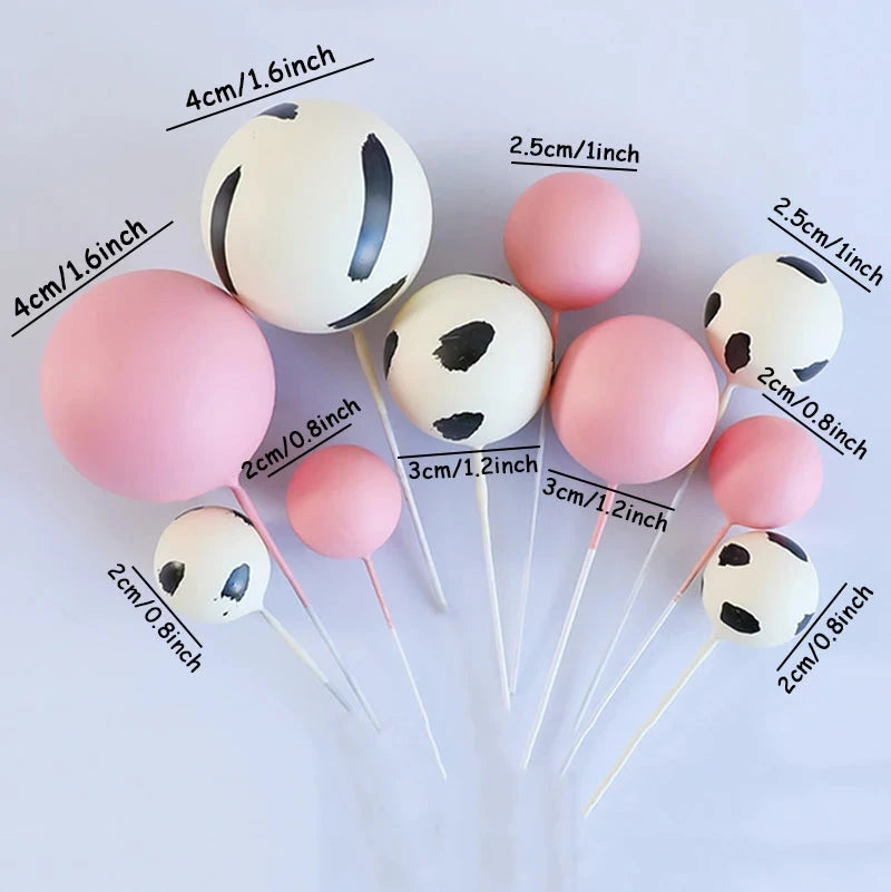 Cartoon Cow Birthday Cake Topper Farm Animals Birthday Cow Cake Pick Decorations for Cow Theme Baby Shower Kids Boys Girls Good Vibrations