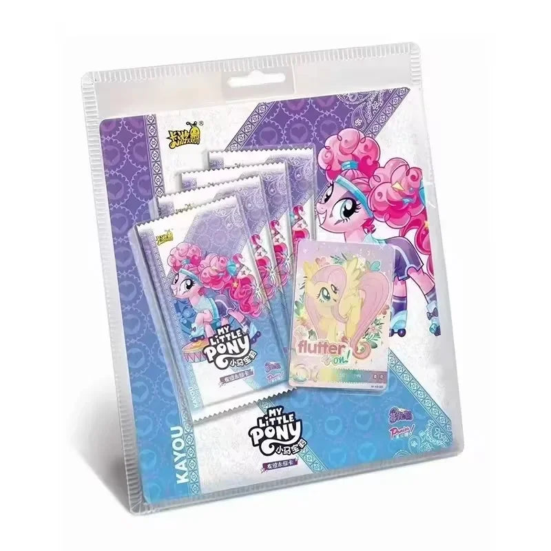 KAYOU Genuine My Little Pony Card Cute Funny Party Friendship Eternal Cards SGR Princess Anime Game Collectible Cards Toys Gifts Good Vibrations