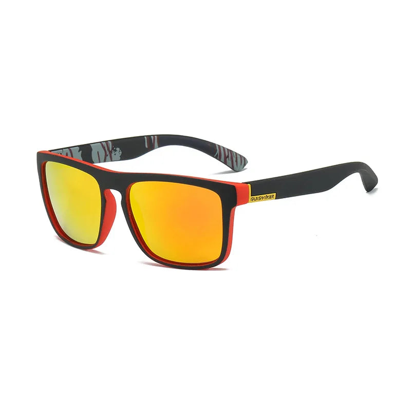 Fashion Square Vintage Polarized Sunglasses Men Women Retro Driving Fishing Luxury Brand Designer Sun Glasses UV400 Eyewear Очки Good Vibrations