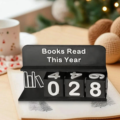Books Read This Year Counting Ornaments 3D Printed Book Read Tracker Library Decor Ornament for Teachers Writers Library Lovers Good Vibrations