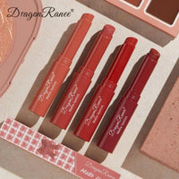 Nude Matte Lipstick Waterproof Lip Sticks Not Fading Sexy Red Velvet Lipsticks for Women Make Up Long Lasting Lip Cosmetics Good Vibrations