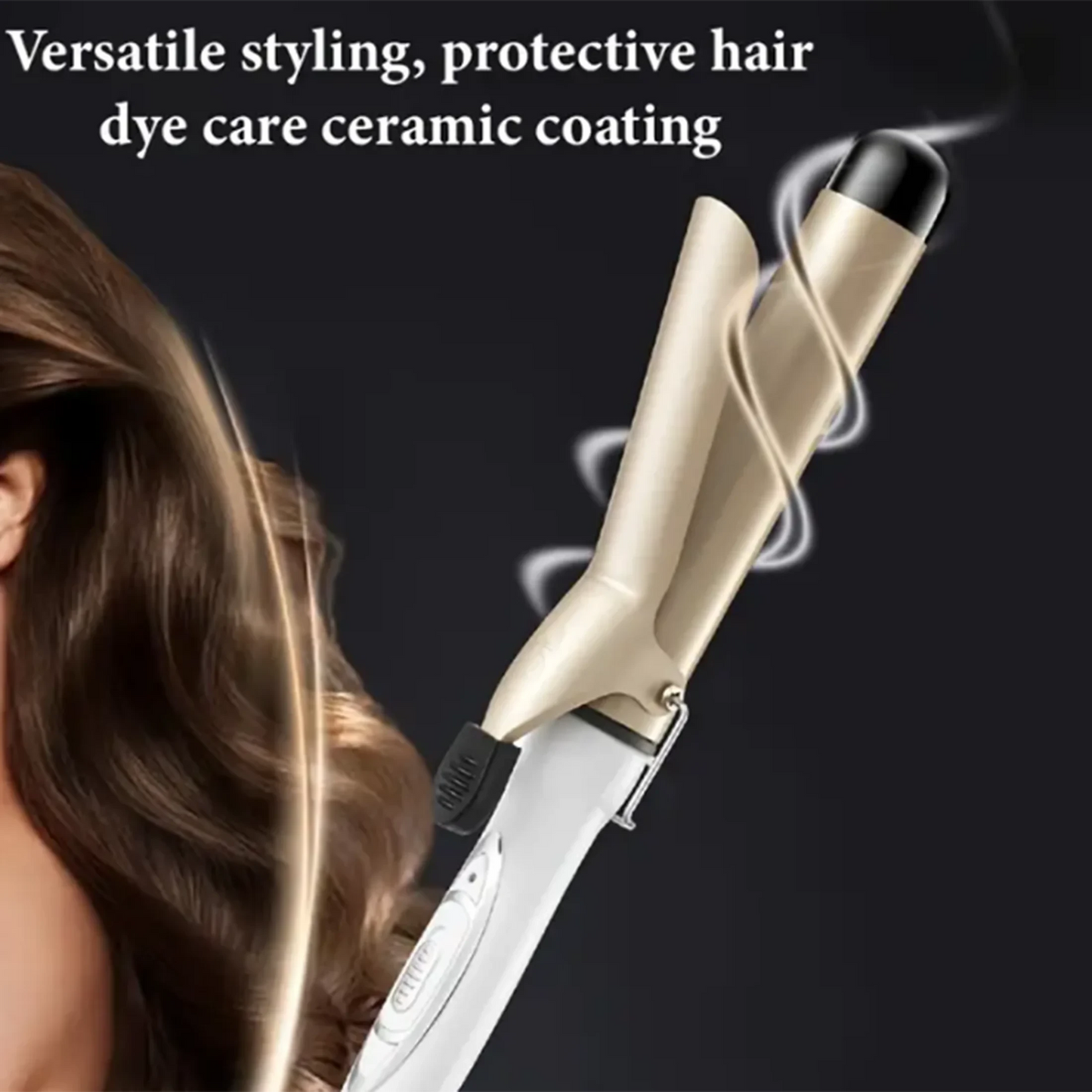 Curling iron household large wave gold curling iron electric curling iron 32/25MM, 10 seconds quick setting. Good Vibrations