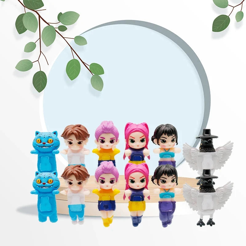 Hot Party Angel KPop Demon Hunters Blind Box Car Decoration Desktop Computer Screen Cupid Hand Fashion Play Doll Birthday Gift Good Vibrations