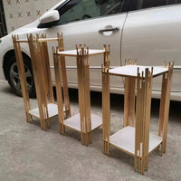 Road Lead Wedding Centerpiece Event Party Flowers Stand Tabletop Decoration Good Vibrations