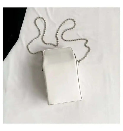 Printed Graffiti Small Square Bag Fashion Cool Crossbody Bag Funny Box Shoulder Bag For Girls Good Vibrations