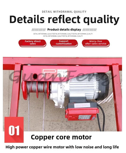 Electric Scaffolding Lift Mobile Foldable New Lifting Platform Indoor and Outdoor Decoration Construction Site Hoist Good Vibrations