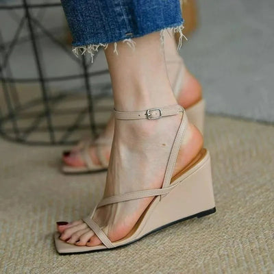 women's sandals for summer 2025 Women Sandals Closed Toe Roman Sandals Women Platform Wedges Sandals Women Sandals