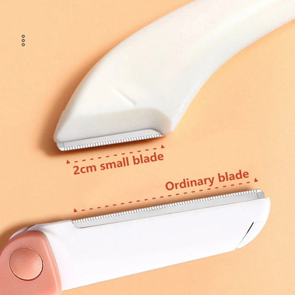 Eyebrow Razor Eyebrow Trimmer Scissor Beauty Products for Women Eyebrow Scissors with Comb Stainless Steel Beauty Makeup Tools Good Vibrations