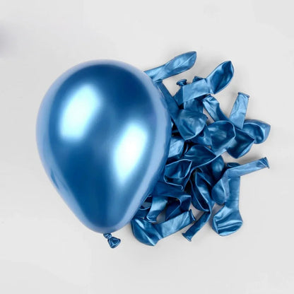 20/40pcs Metallic Balloon Gold Pink Blue Helium Ball Wedding Adult Birthday Party Decoration Chrome Latex Baby Shower Globos Good Vibrations