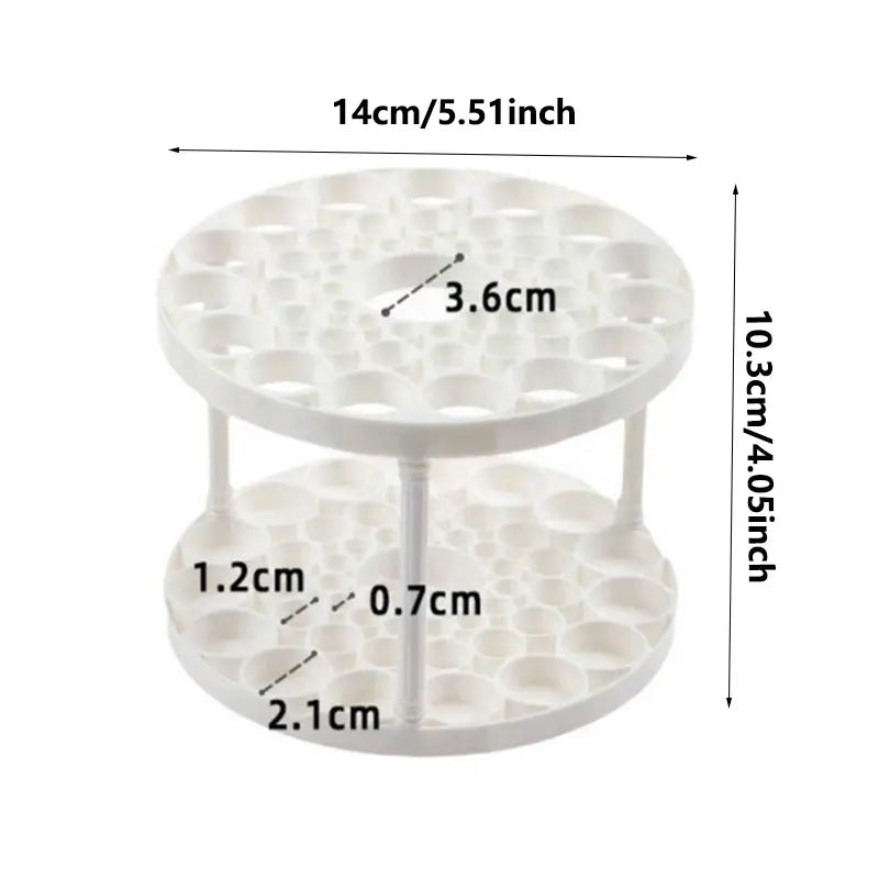 Makeup Brush Holder Organizer Desktop Cosmetics Storage Rack  Makeup organization and Skincare Storage for Vanity, Desktop Good Vibrations