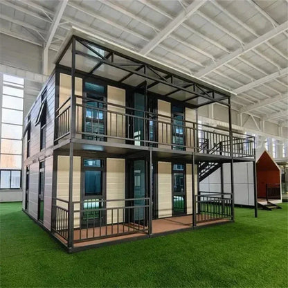 Portable Expandable Container House for Family Leisure with 2-3 Bedrooms, Parent-Child Homestay Venue, 40ft 20ft Tiny House. Good Vibrations