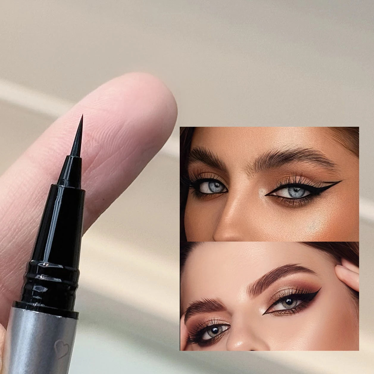 0.01mm ultra-fine precision waterproof liquid eyeliner, black, quick-drying, anti-smudge, anti-sweat, long-lasting eye-slimming Good Vibrations